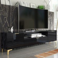 200cm Luxury Black High Gloss